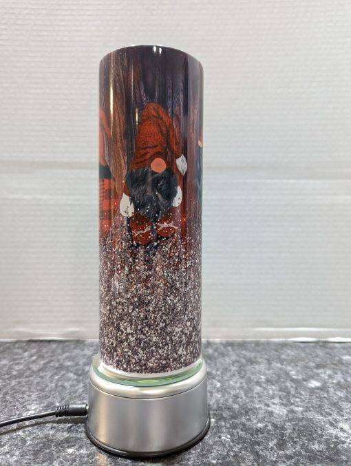 Red Gnome Glitter Wrap Tumbler - Image 2