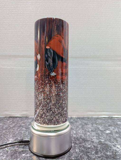 Red Gnome Glitter Wrap Tumbler - Image 5