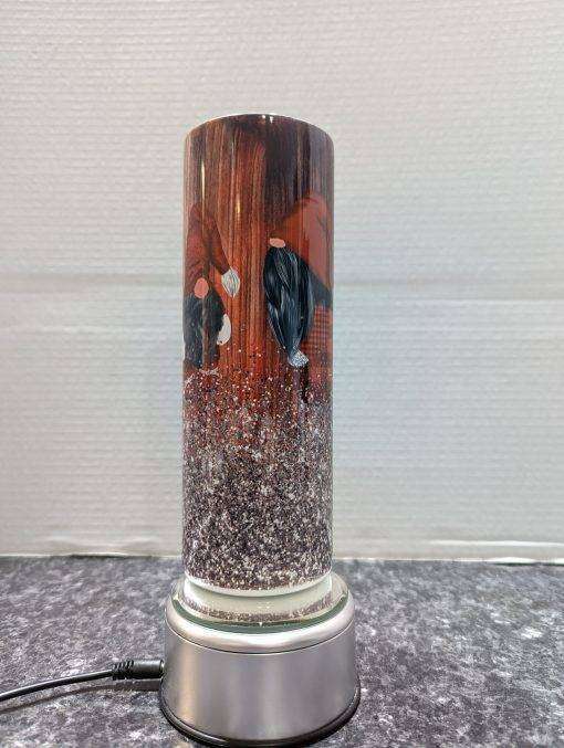 Red Gnome Glitter Wrap Tumbler - Image 3