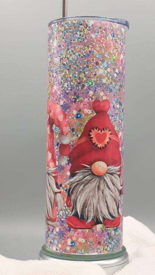 Red Valentine Gnome Tumbler - Image 7