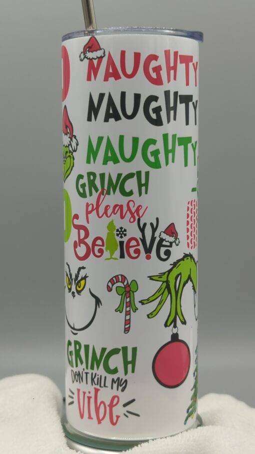 Grinch Collage Tumbler - Image 5