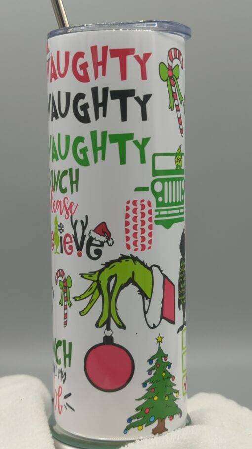 Grinch Collage Tumbler - Image 4