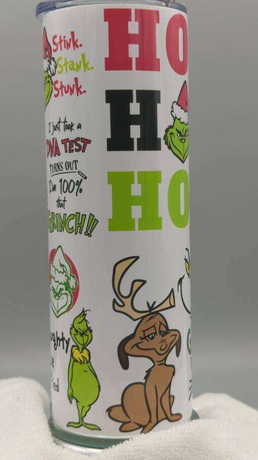 Grinch Collage Tumbler - Image 2